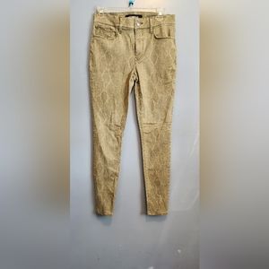 EXPRESS 4 Regular animal print denim jeans/pants women's gently worn